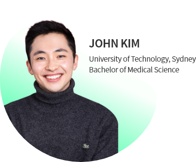 John Kim 선생님 University of Technology, Sydney Bachelor of Medical Science