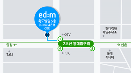 옥도빌딩 5층 (KEB하나은행 건물 5층)